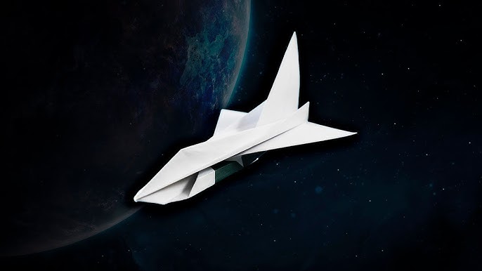 Hyper Sonic TOP GUN Paper Airplane — How to Make the XR-22 StarHawk —  Inspired by the SR-72 Darkstar 