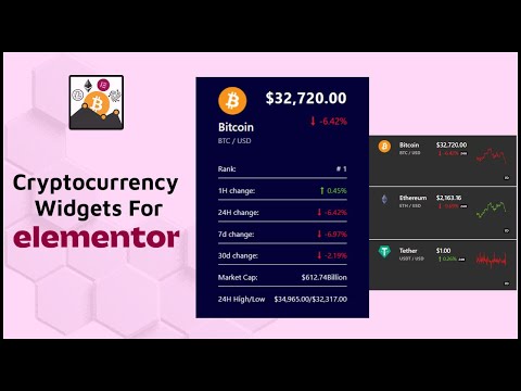 Cryptocurrency Widgets For Elementor
