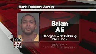 Lansing man charged with robbing PNC Bank