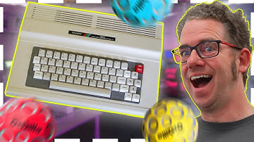 (Real) Tandy Color Computer 3 bouncing ball