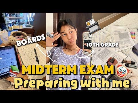 Midterm Exam Preparation Vlog 📚 | Class 10 Study With Me | Realistic Study Routine 2026---