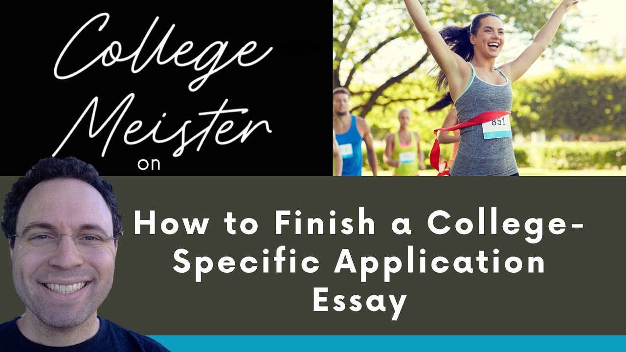 How To Conclude A Why This College Essay YouTube