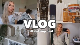 Fall Vlog: shop with me & haul + new hygiene routine