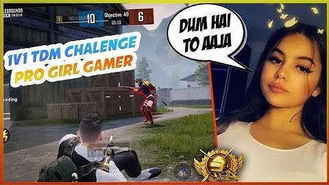 😍Random Conqueror Girl Call me Noob and 1 challenge for Tdm Room 1vs1 |@Richislive76