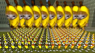 Banana Invasion! Banana Cat, Banana and 144p Banana Nextbot Gmod