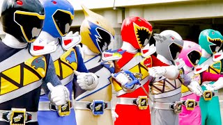 Para amar y luchar  Dino Super Charge Episodios 11 y 12 ⚡ Power Rangers Para Niños