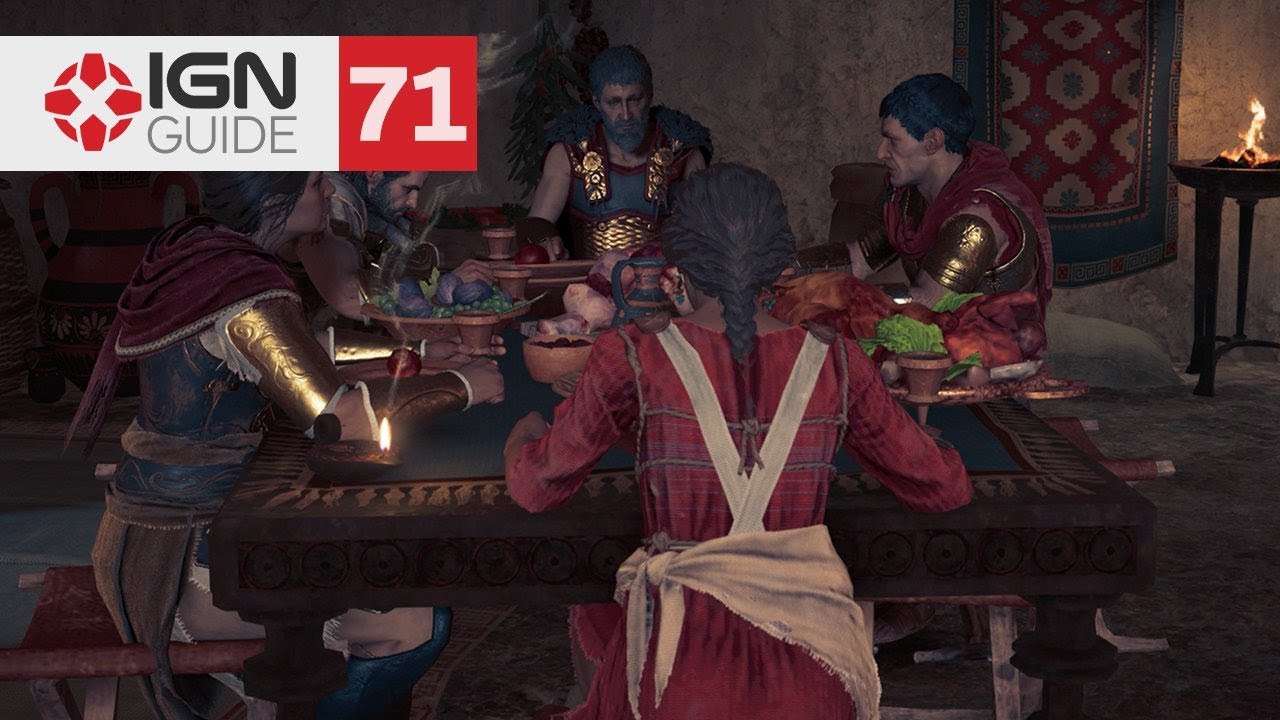 Assassin S Creed Odyssey Walkthrough Dinner In Sparta Part Youtube