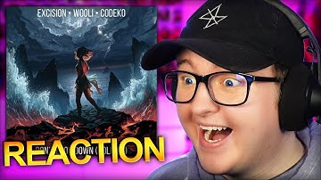 Excision, Wooli, Codeko - Don’t Look Down (Hold On) *REACTION*