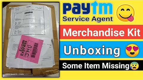 PayTm Service Agent Welcome Kit Unboxing | PSA Merchandise Kit Unboxing | Bag Missing 😰 | PayTm