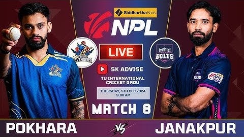 Highlight Pokhara Avengers Vs jankpur Bolts // Siddhartha bank And ncell #npl
