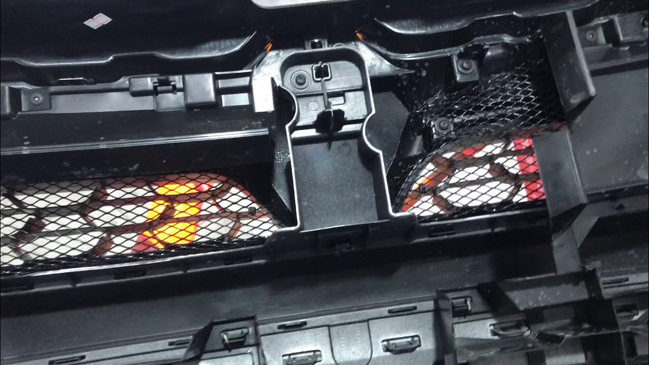 Установка дополнительных решёток-сеток в бампер, ЧАСТЬ 2 - Renault Duster (1G),