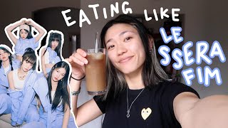 I ate and worked out like LE SSERAFIM for a week 🤍 what I eat: kpop edition | Joelle