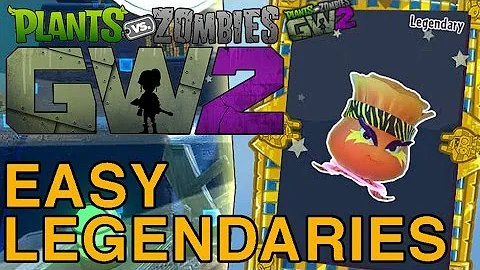 Easy Legendary Character Stickers in PvZ GW2 - Solo Infinity Time Just The Tips