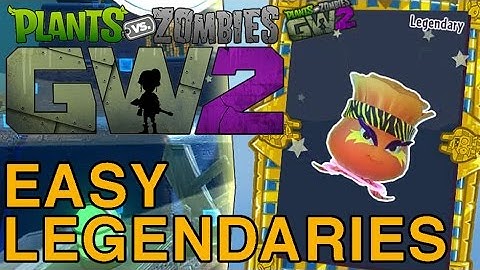 Easy Legendary Character Stickers in PvZ GW2 - Solo Infinity Time Just The Tips