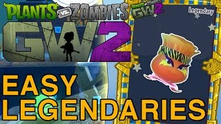 Easy Legendary Character Stickers in PvZ GW2  Solo Infinity Time Just The Tips