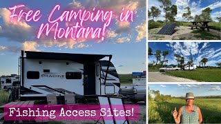 Free Camping in Montana! / Fishing Access Sites  FAS / How To Find Free Campgrounds in Montana!