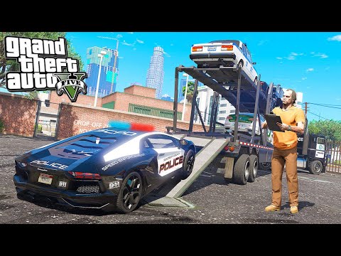 Перевозим ЭКЗОТИЧЕСКИЕ ПОЛИЦЕЙСКИЕ МАШИНЫ! - GTA 5 Реальная Жизнь (Моды ГТА 5)