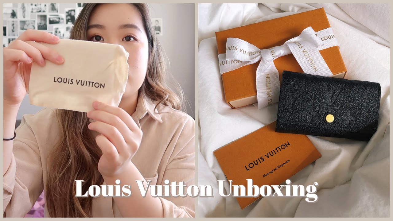 LOUIS VUITTON UNBOXING Empreinte Key Pouch / Card Holder + REVIEW