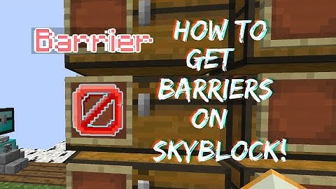 Hypixel SkyBlock | How to get barrier blocks for free!