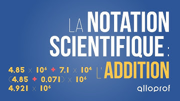 La notation scientifique : l