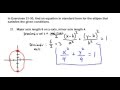 Precalculus chapter 82 exercises 2130 find equations of ellipses given endpoints axes and foci