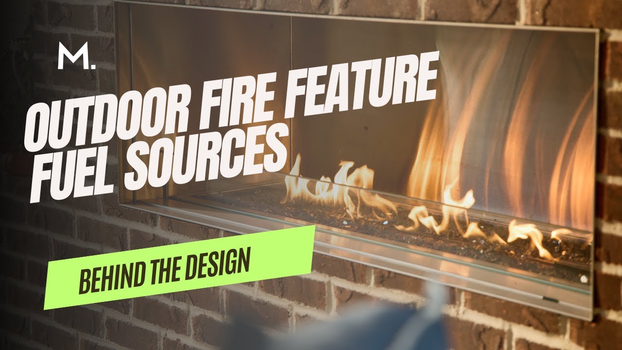 Behind the Design: Outdoor Fire Feature Fuel Sources - YouTube