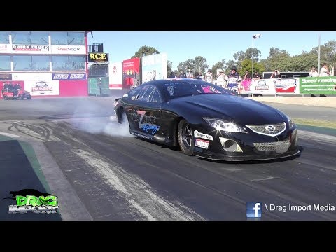 NEW PB - 6.35 @ 212 MPH  - MAZFIX PERFORMANCE 20B 3 ROTOR MAZDA 6 - 2/06/2018