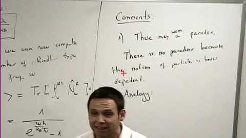 Lecture 14 Quantum field theory in curved spacetime