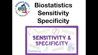 Biostatistics- Sensitivity & Specificity