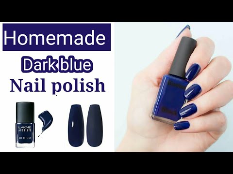 One Stormy Winter Dark Blue Chrome Nail Polish - Etsy