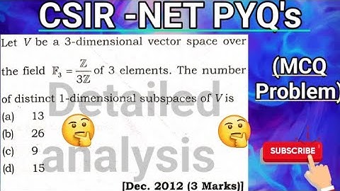 csir net linear algebra questions|Dec. 2012|csir net mathematics previous year question papers|viral