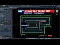 Lisp vẽ cấu tạo khung mái Nhật | NTKT Nội thất kiến trúc | AutoLISP Reviewer