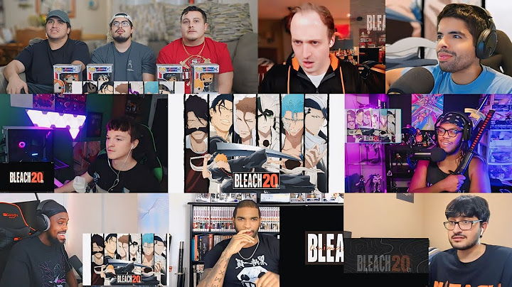 BLEACH 20th Anime Anniversary Official Trailer Reaction Mashup