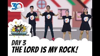 Vignette de la vidéo "VBS Shield Squad Day 3 - The Lord Is My Rock!"