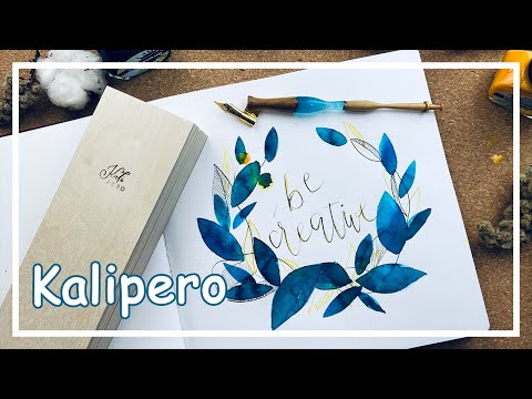 Začátky s kaligrafickým perem | kalipero | DIY