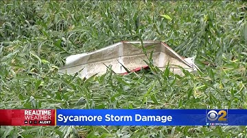 Residents Clean Up After Major Storm Damage