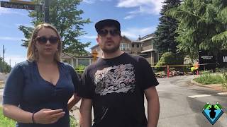 Construction Flagger Hit by Psychopathic Female Driver