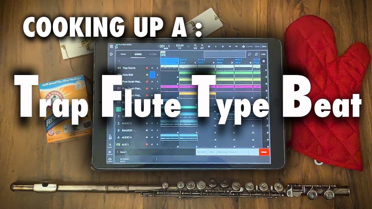 How to make a Flute Type Beat - How to bus audio in Beatmaker 3