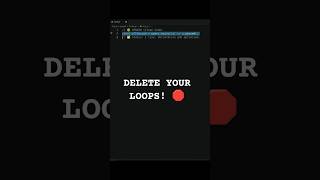 Stop Using Manual Loops