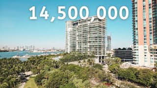 $14,500,000 Condo in the BEST BUILDING in South Beach! | Apogee Condominium in Miami Beach