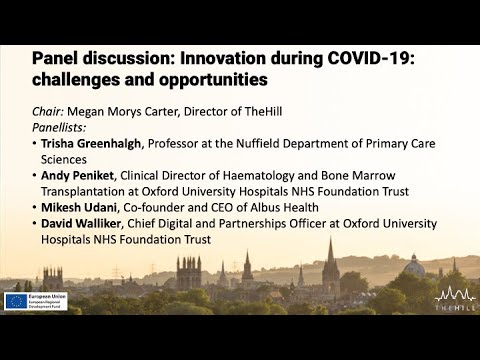Innovation during COVID-19: challenges and opportunities - YouTube