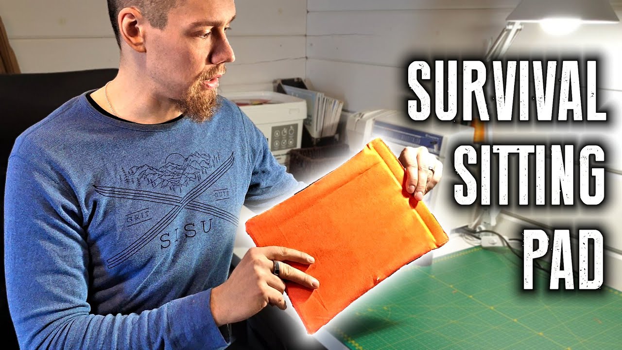 This sitting pad can save your life! Sort of.. Make your own gear #MYOG 