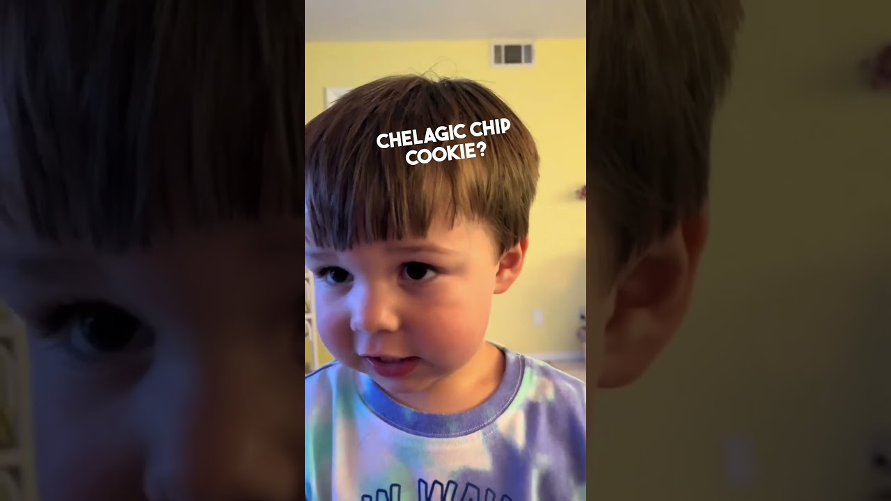 This kid wanted a chocolate chip cookie but he couldn’t pronounce it… 😂