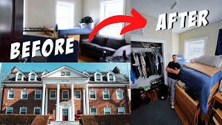 college fraternity move in + first week