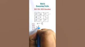 Missing Number| Reasoning Tricks in Hindi| Reasoning Classes for SSC CGL CHSL MTS CRPF RRB |#shorts