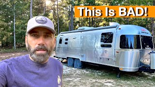 WE FOUND A HUGE PROBLEM IN OUR AIRSTREAM...(Part 1)
