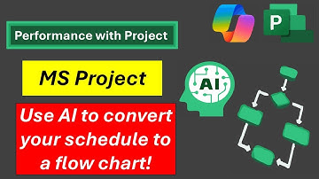 #33   Copilot & MS Project - Convert your schedule to a flow chart with AI