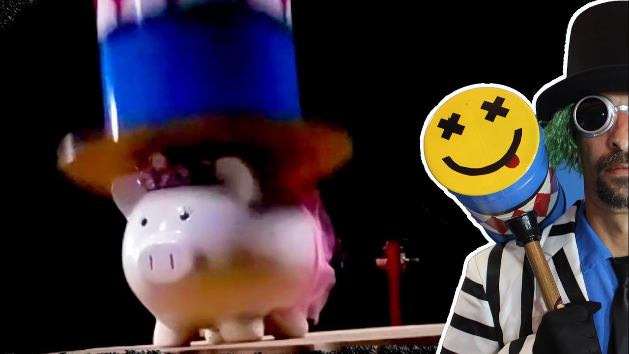 SMASHING PIGGY BANKS WITH THE HAMMER Smash 05 YouTube