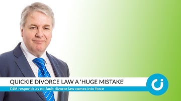 Quickie divorce law a ‘huge mistake’