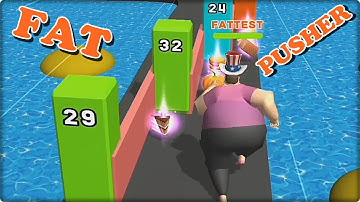 Fat Pusher Gameplay - Full Walkthrough All Levels Android,iOS Ep19